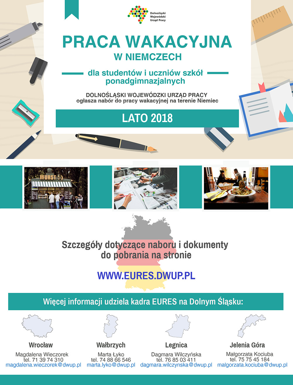 Praca wakacyjna w Niemczech LATO 2018