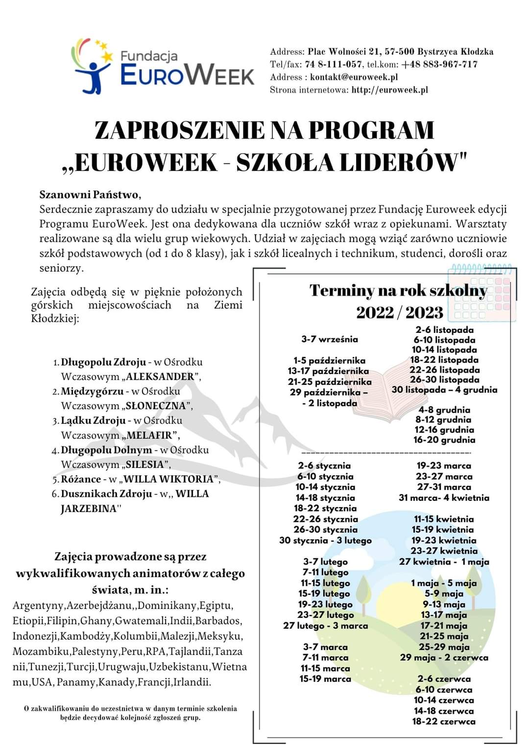 EUROWEEK - SZKOŁA LIDERÓW