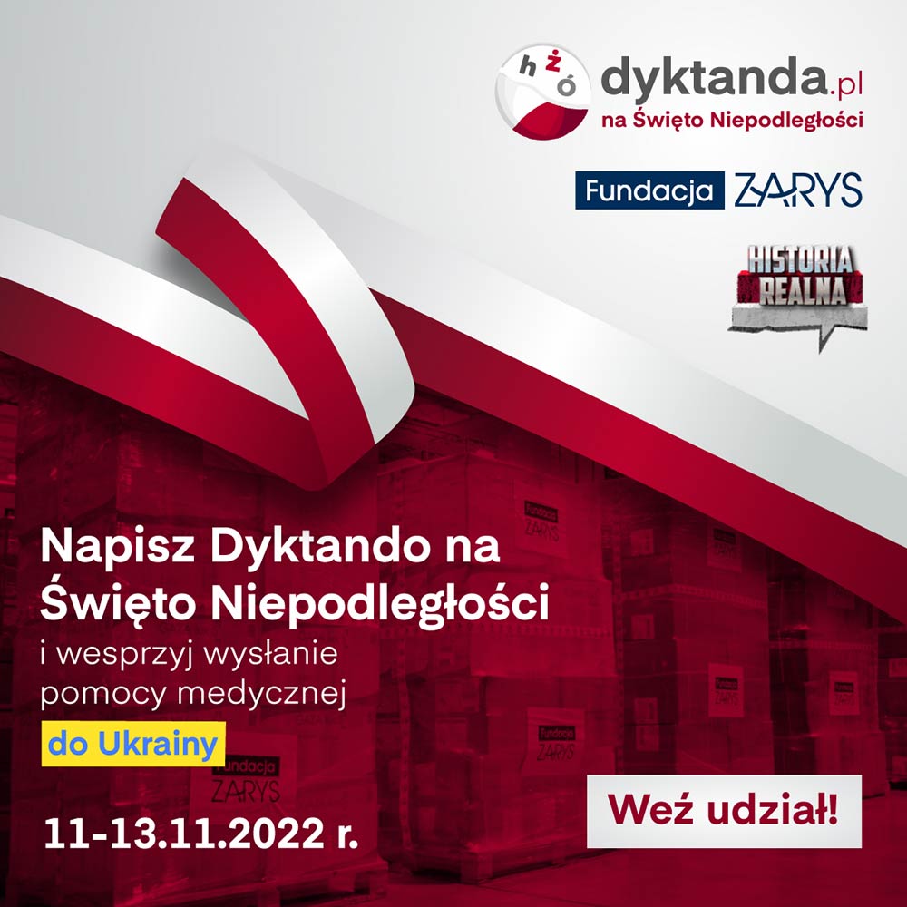 NAPISZ DYKTANDO NA ŚWIĘTO NIEPODLEGŁOŚCI!
