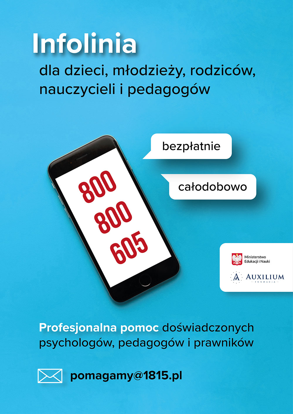 800 800 605 - RUSZYŁA CAŁODOBOWA BEZPŁATNA INFOLINIA