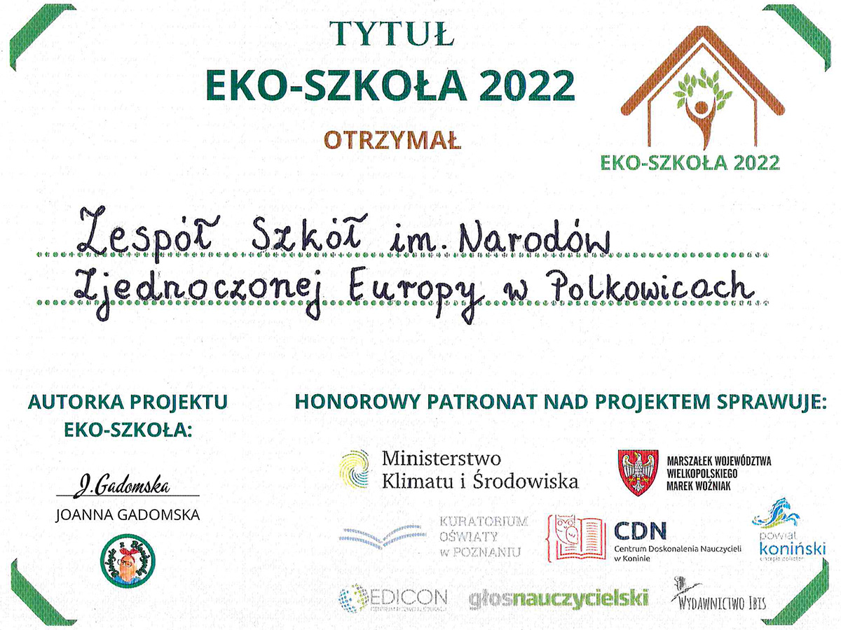 EKO-SZKOŁA 2022