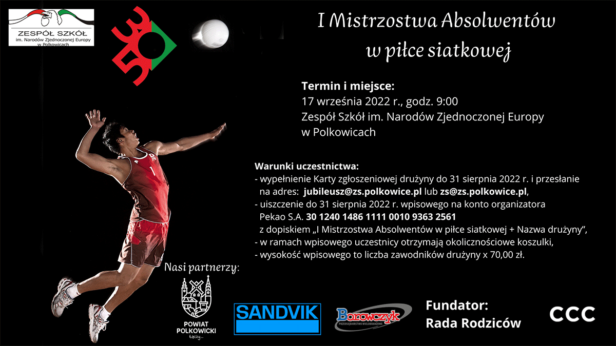 I MISTRZOSTWA ABSOLWENTÓW W PIŁCE SIATKOWEJ