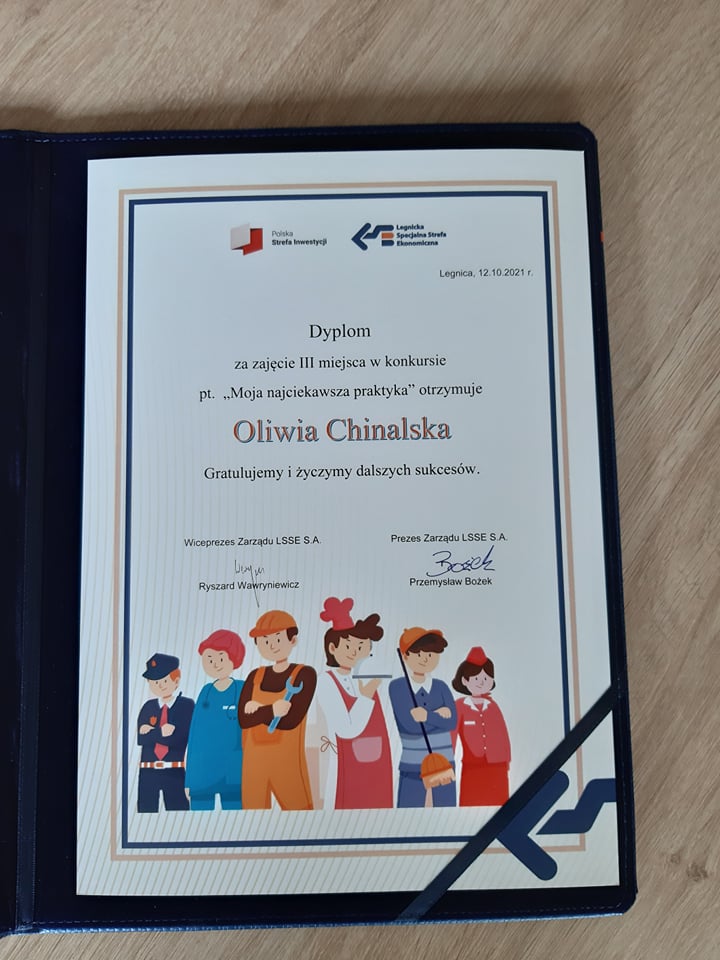 III MIEJSCE OLIWII CHINALSKIEJ