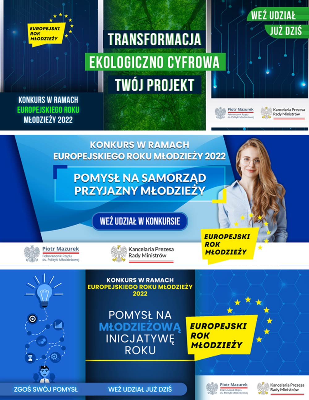 EUROPEJSKI ROK MŁODZIEŻY – KONKURSY