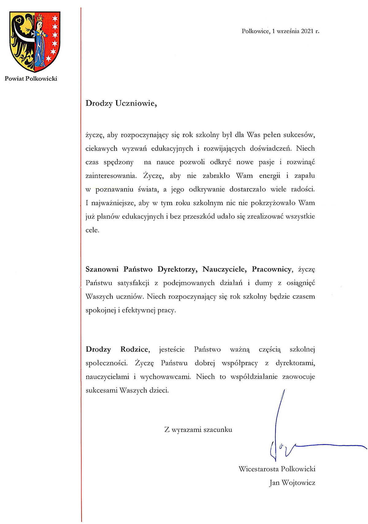 UROCZYSTA INAUGURACJA ROKU SZKOLNEGO