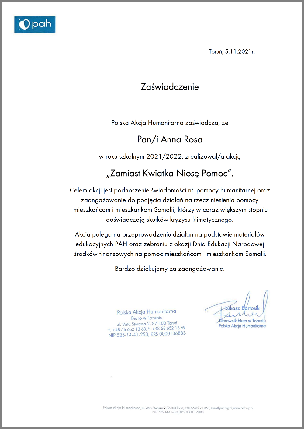 POMAGAMY SOMALII!