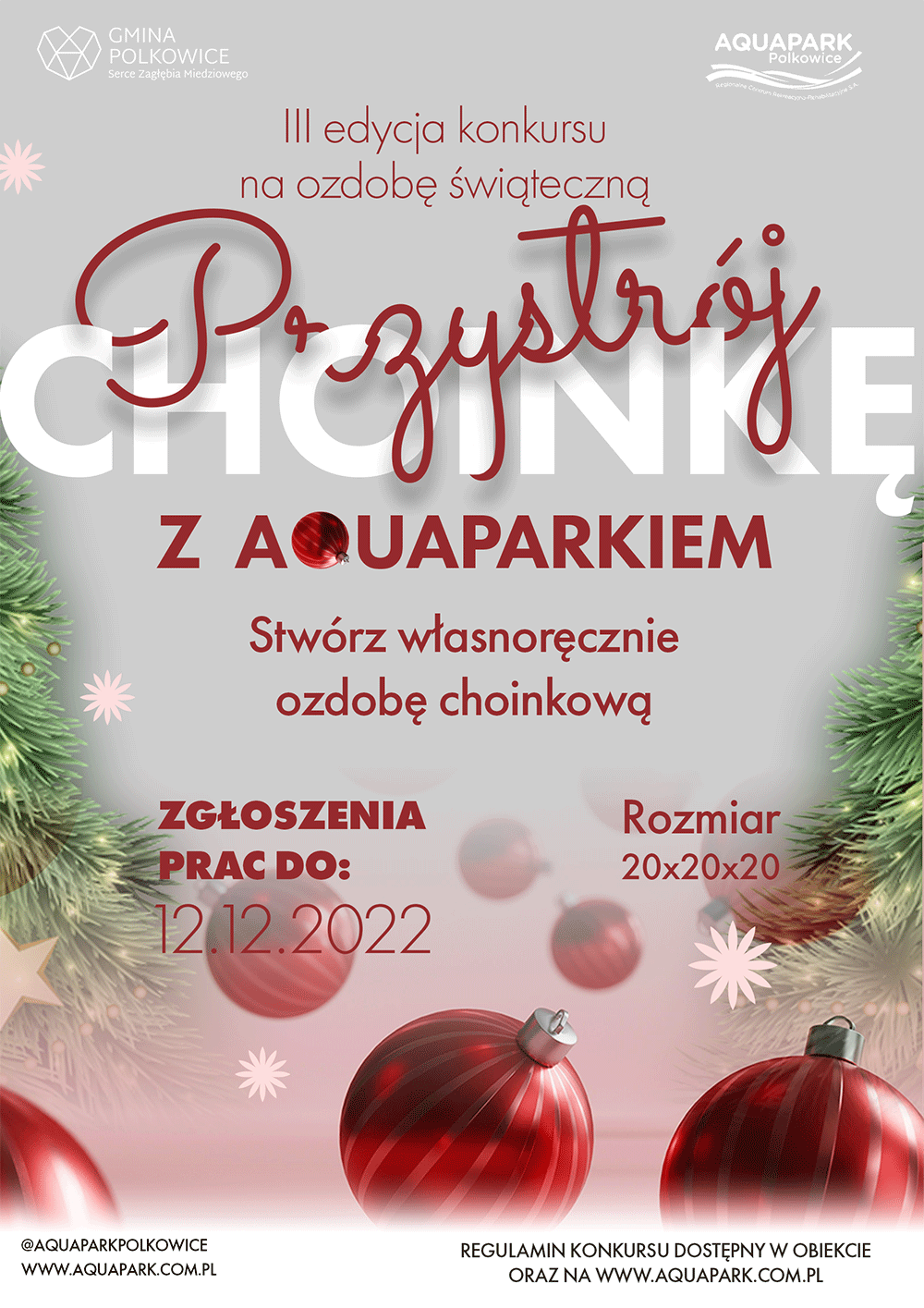PRZYSTRÓJ CHOINKĘ Z AQUAPARKIEM