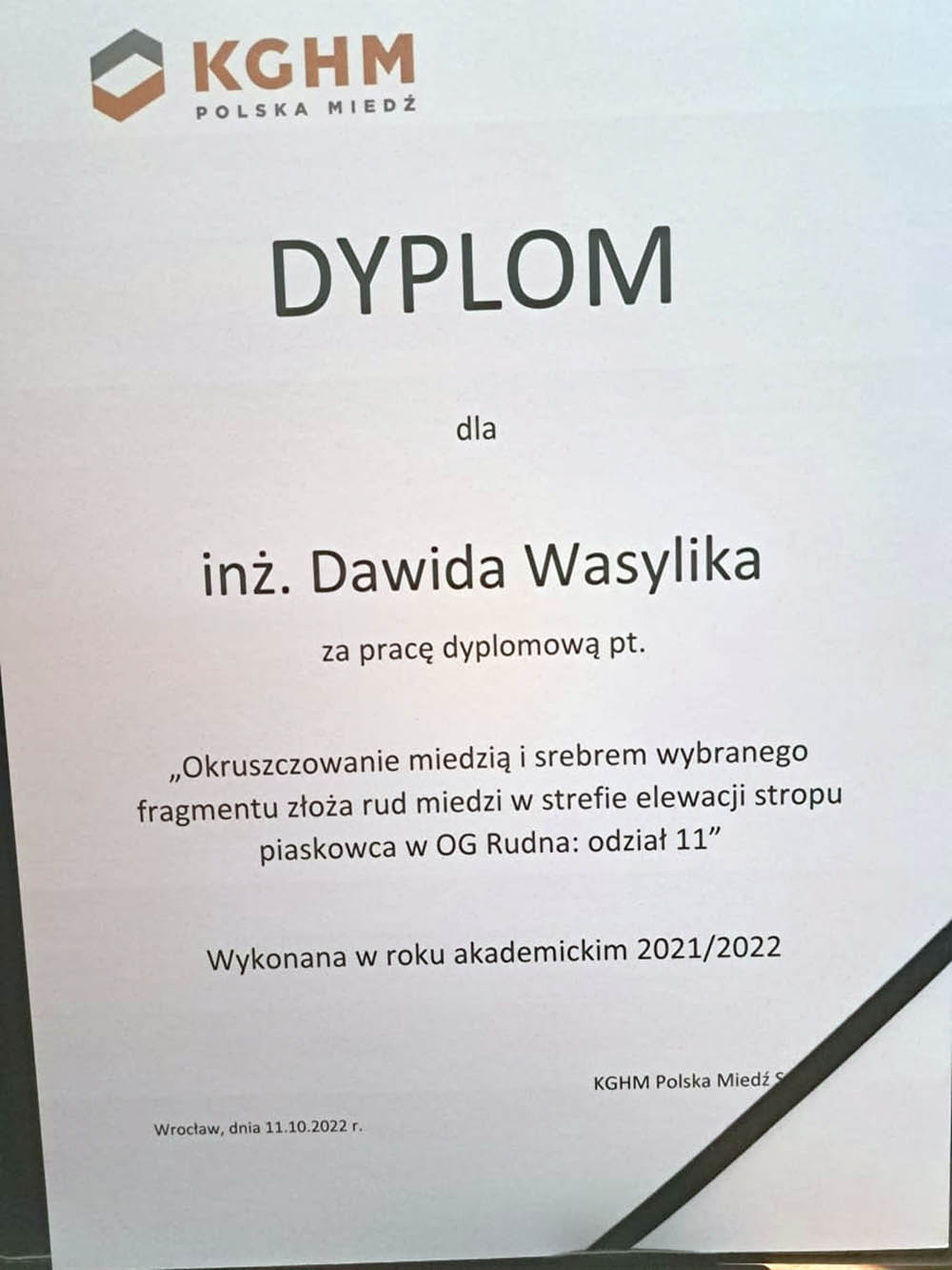 Z NAGRODĄ KGHM