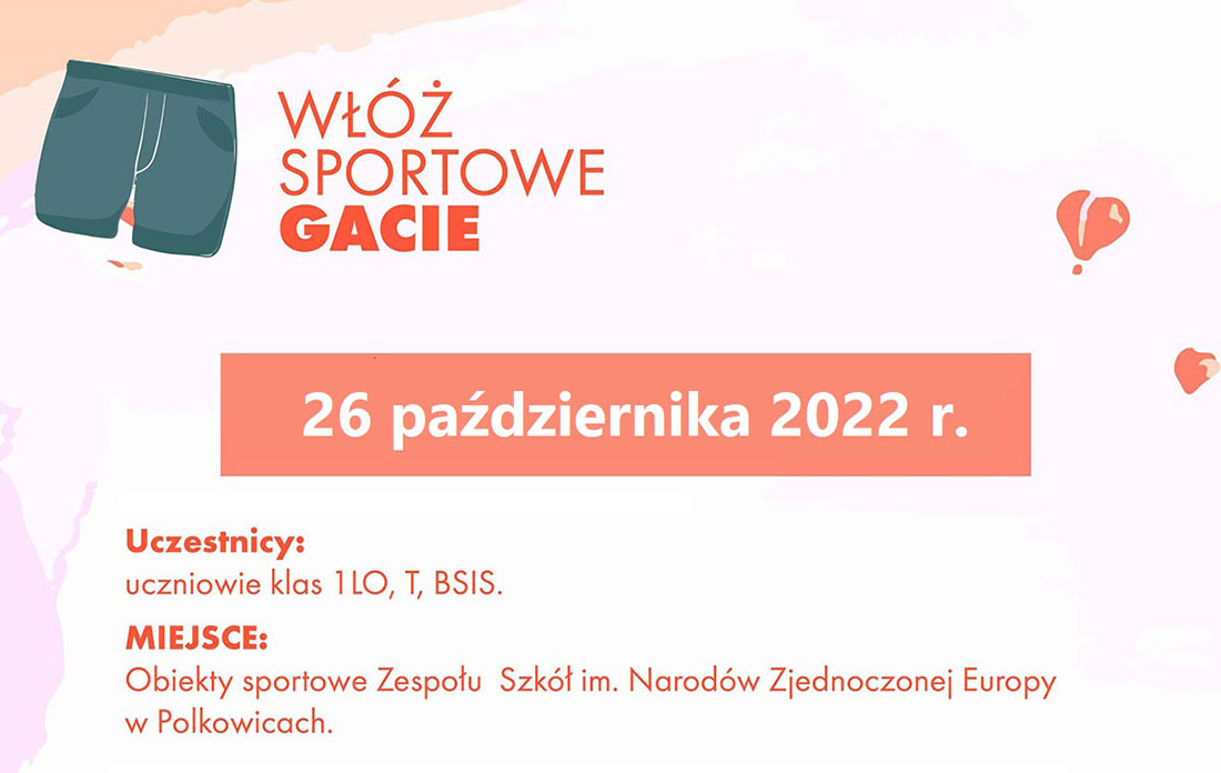 Sportowe gacie