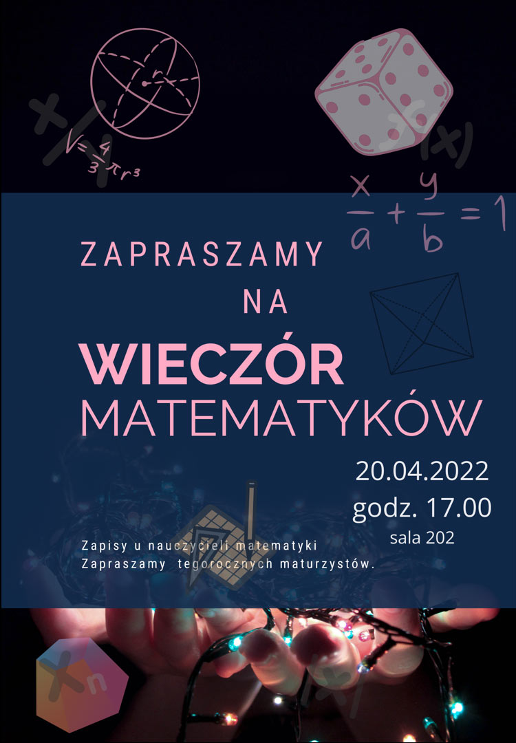 WIECZÓR MATEMATYKÓW