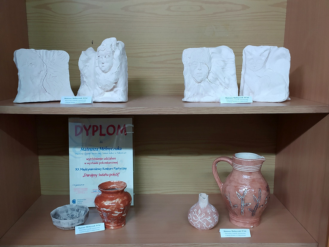 WYSTAWA PRAC CERAMICZNYCH MATEUSZA MELNYCZUKA