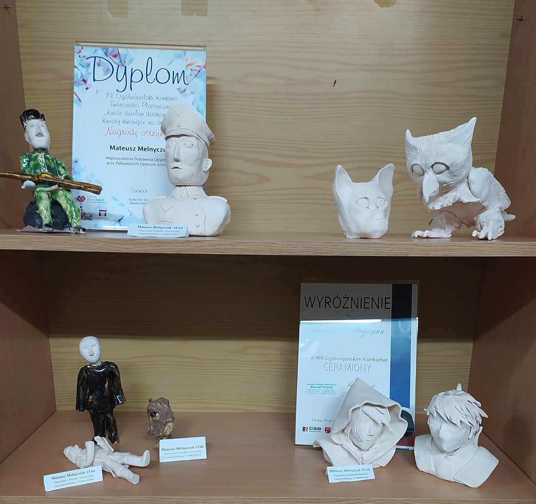 WYSTAWA PRAC CERAMICZNYCH MATEUSZA MELNYCZUKA