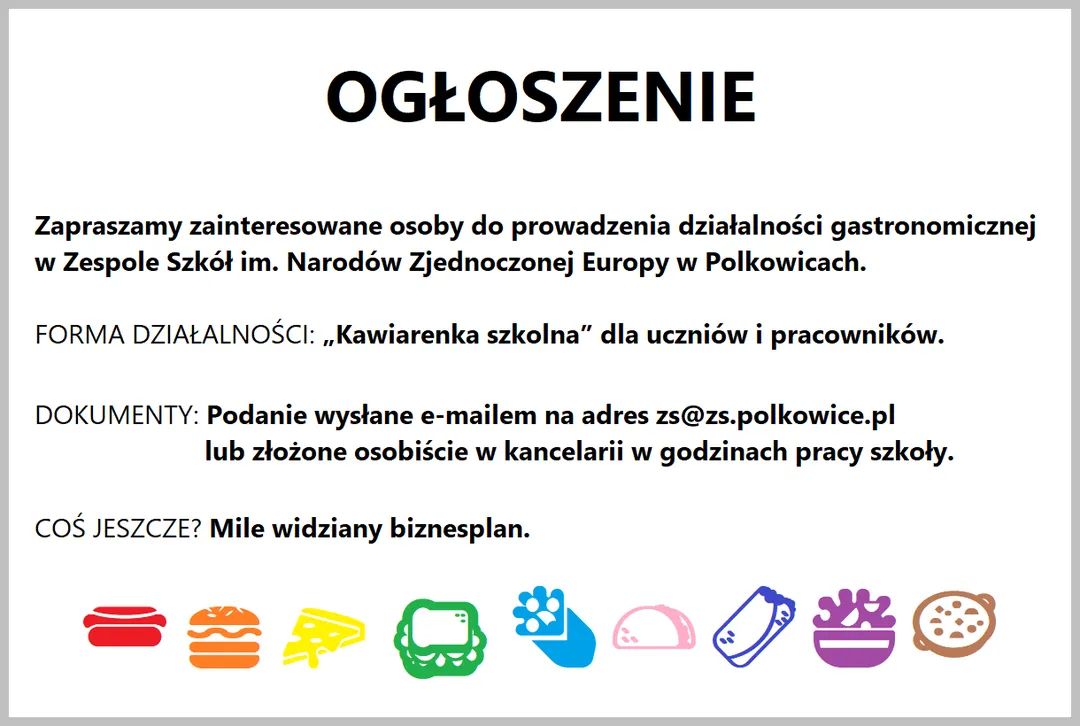 OGŁOSZENIE