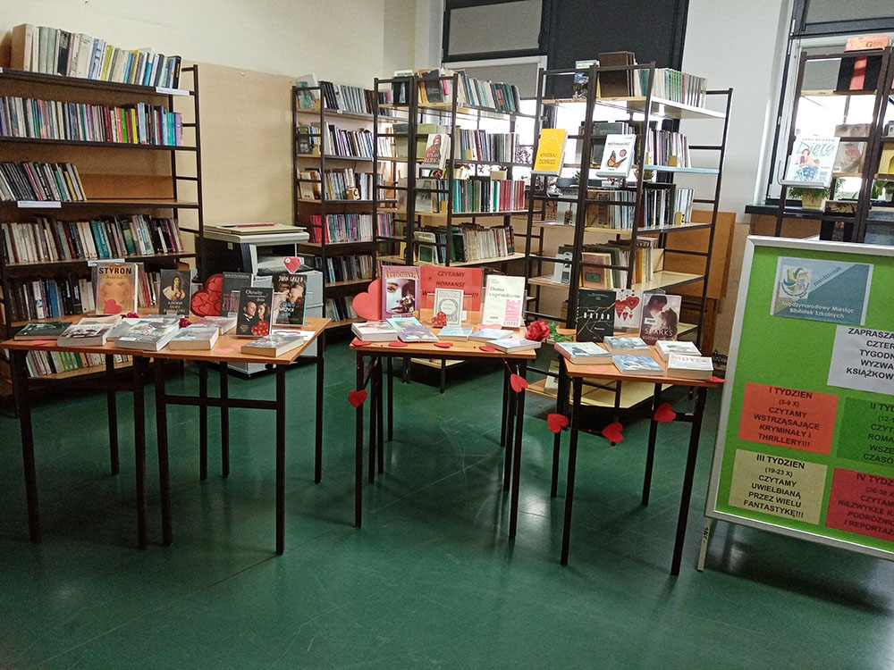 DALEJ ŚWIĘTUJEMY MIESIĄC BIBLIOTEK SZKOLNYCH