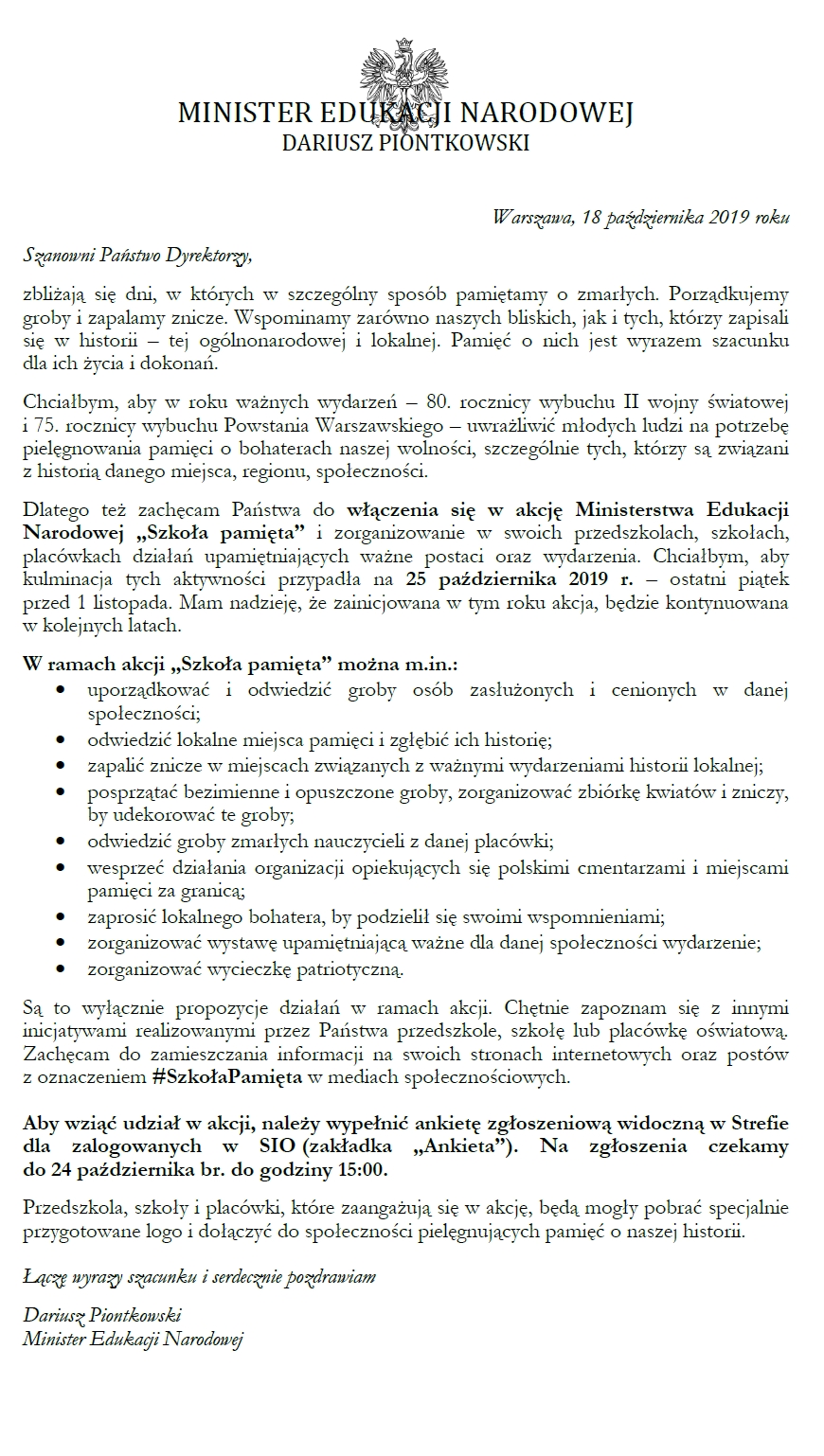 Szkoła Pamięta