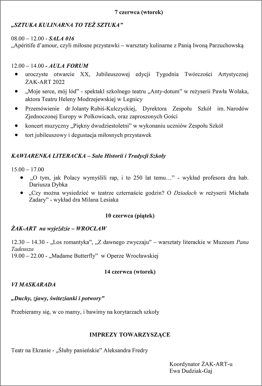 ŻAK-ART 2022