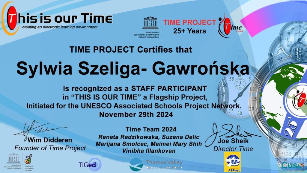 Participant Staff Sylwia Szeliga Gawrońska Polkowice Poland