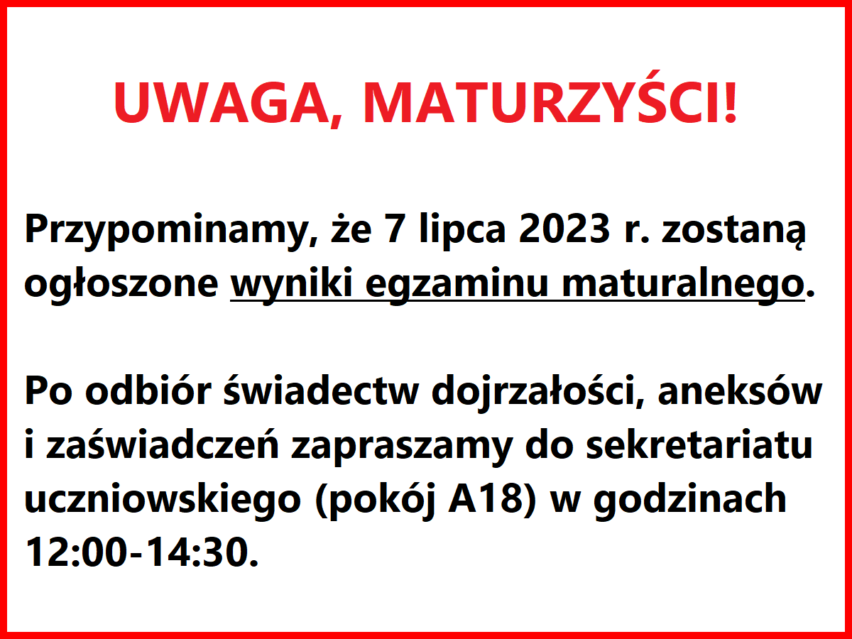 MATURZYŚCI