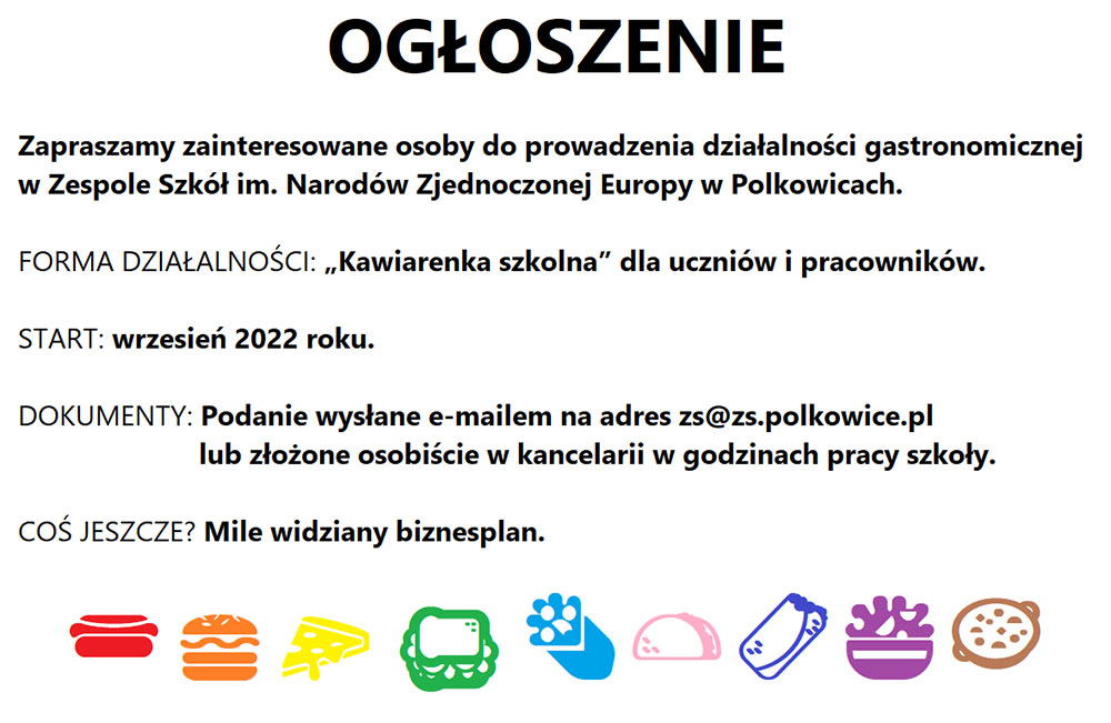OGŁOSZENIE