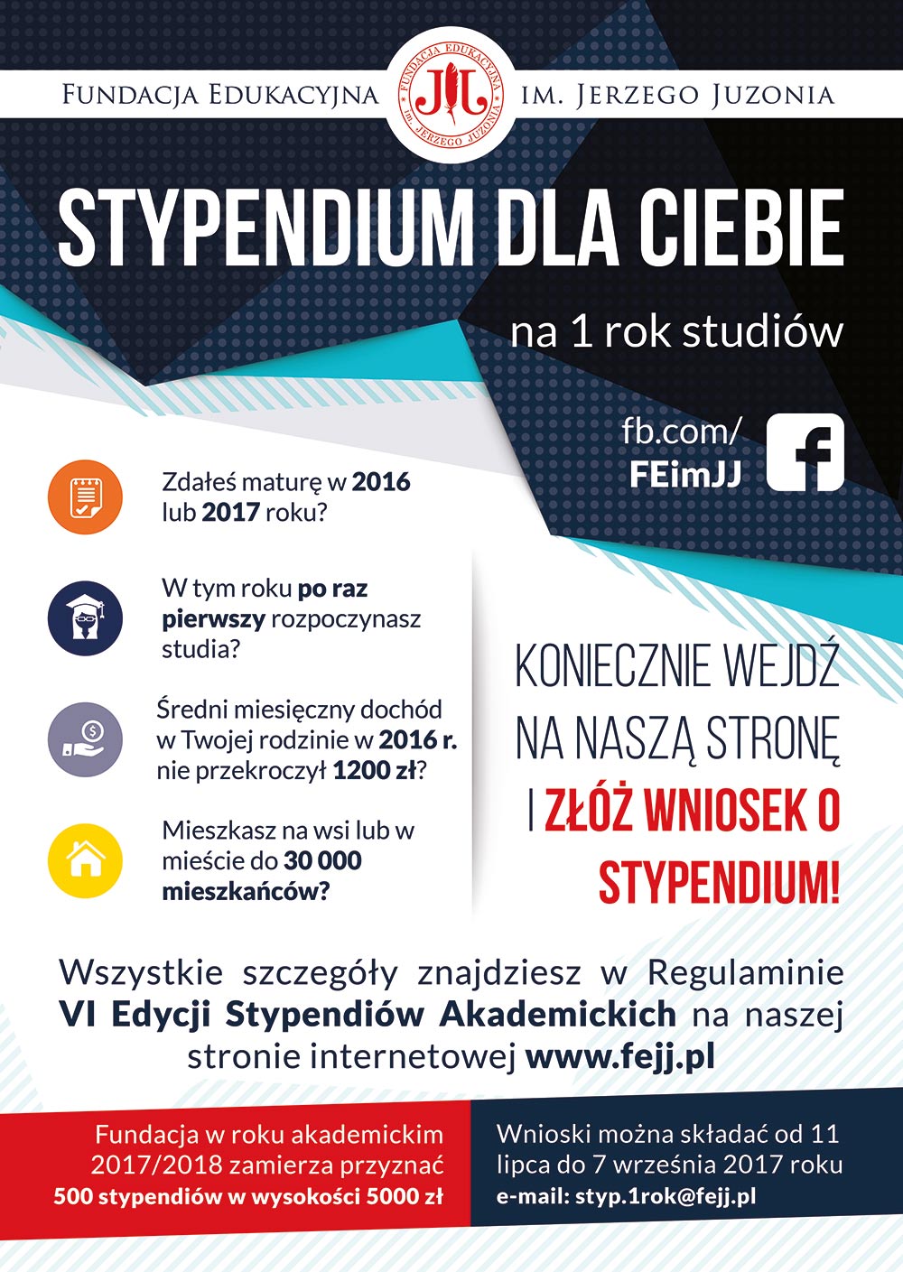 plakat stypendium