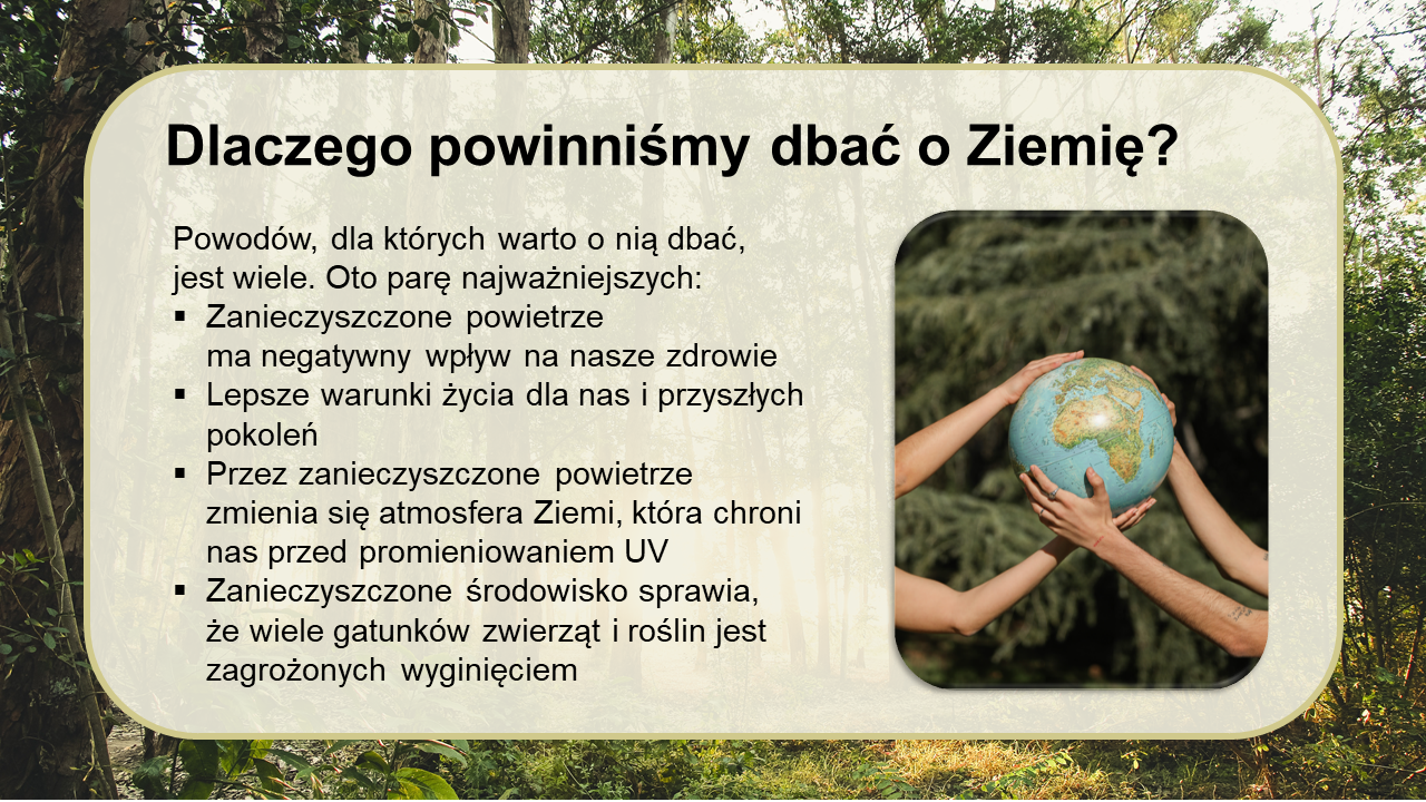 MOGĘ URATOWAĆ ZIEMIĘ